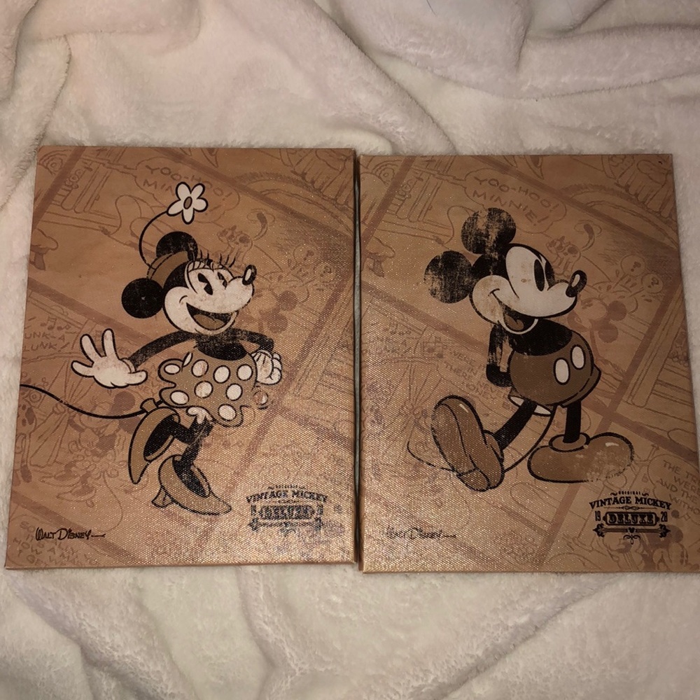 Vintage looking Disney canvas